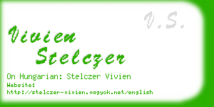 vivien stelczer business card